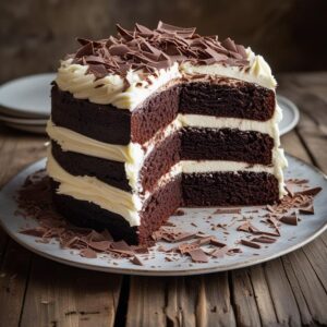 Vanilla/chocolate cake